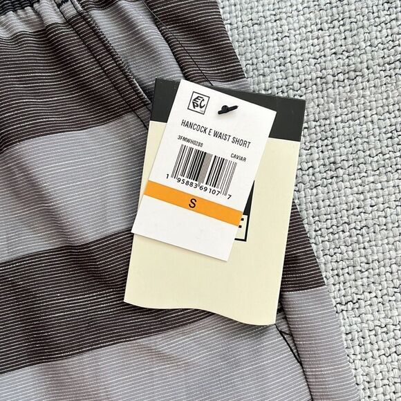 Reef Swim Trunks Mens Size Small Hancock E Waist Flag Black Grey Swimsuit Shorts - Picture 3 of 6